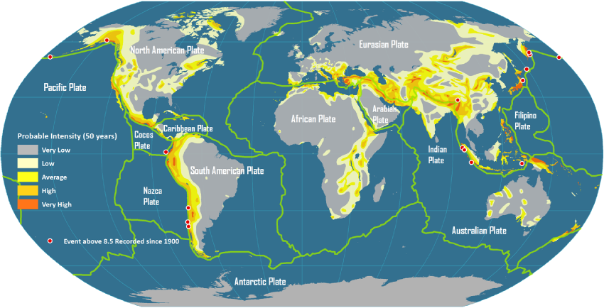 Tectonic Plates - Summer's geology project